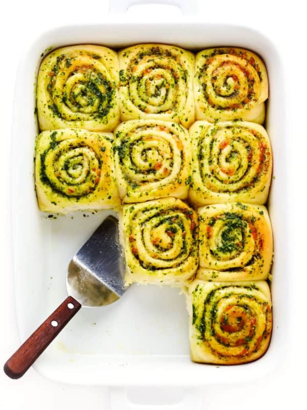 Cheesy Pesto Rolls