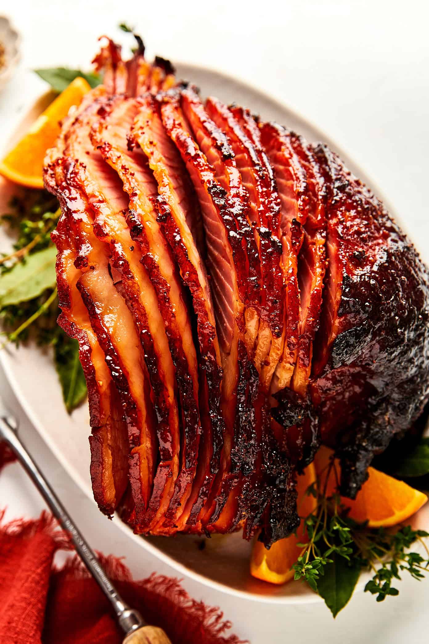 honey glazed spiral ham