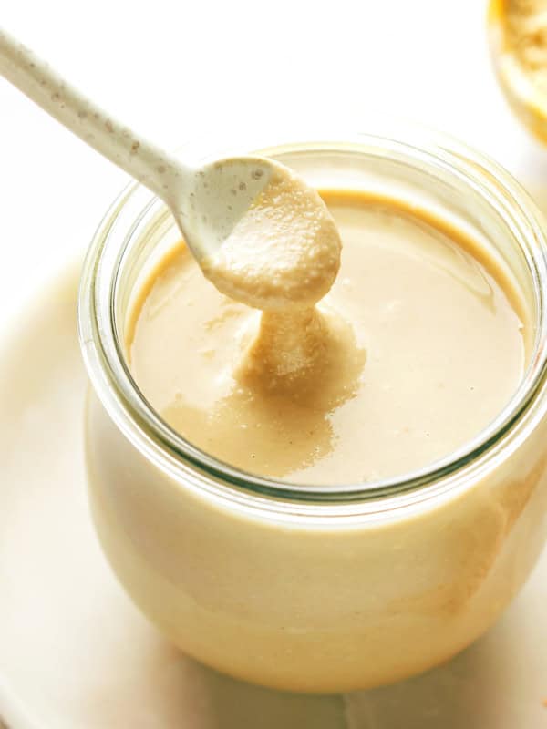 Homemade Tahini in Jar