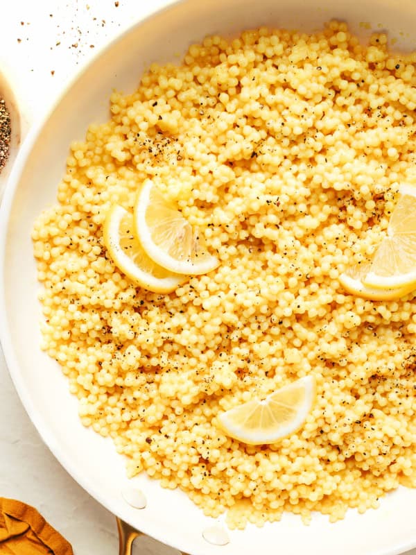 Lemon Parmesan Pearl Couscous