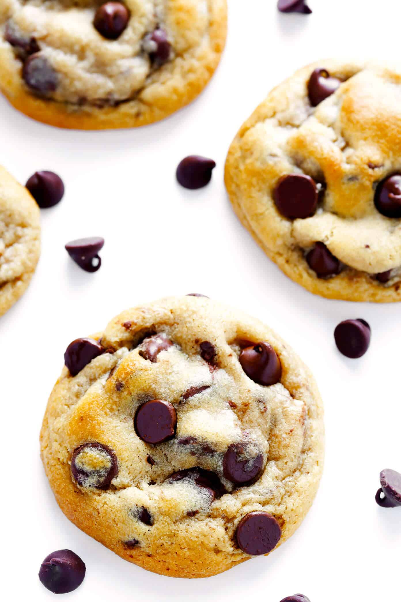 My all-time favorite chocolate chip cookie recipe! These chocolate chip cookies are perfectly soft and chewy and buttery, loaded up with semisweet chocolate chips, and completely irresistible. | Gimme Some Oven #chocolate #cookies #baking #christmas #holiday #dessert The Best Chocolate Chip Cookie Recipe